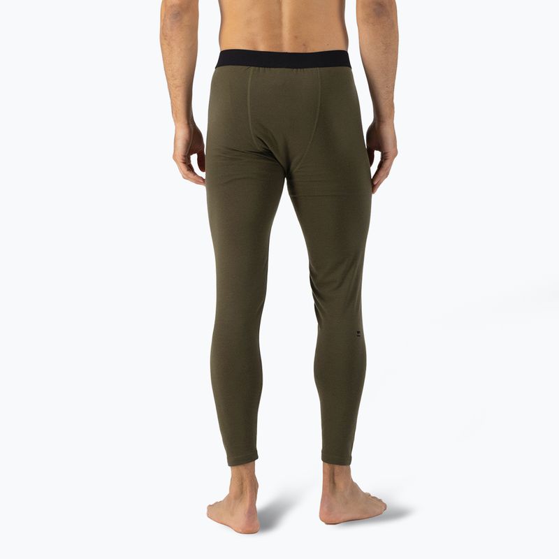 Férfi termo nadrág Mons Royale Cascade Merino Base Layer dark olive 3