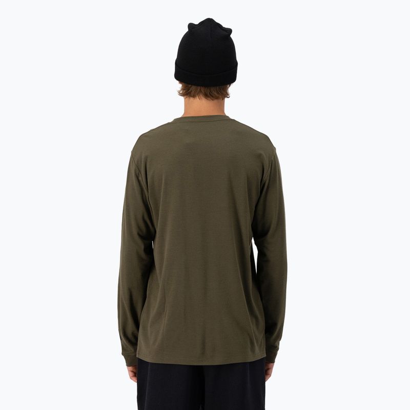 Férfi hőaktív pulóver Mons Royale Icon dark olive 3