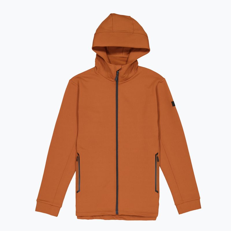Férfi pulóver Mons Royale Arcadia Merino Fleece Hoody ginger 6