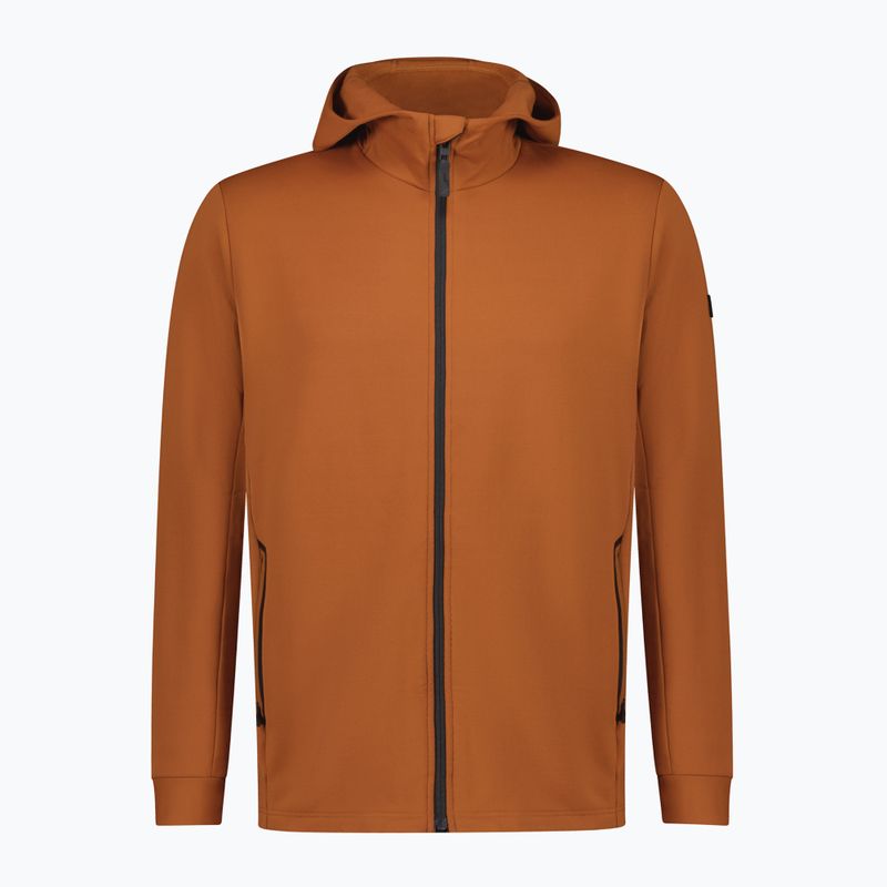 Férfi pulóver Mons Royale Arcadia Merino Fleece Hoody ginger 7