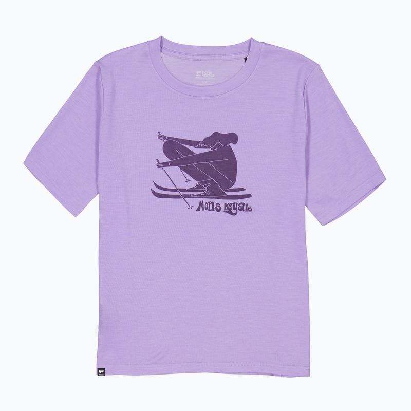 Női póló Mons Royale Icon Relaxed Tee lupin 4