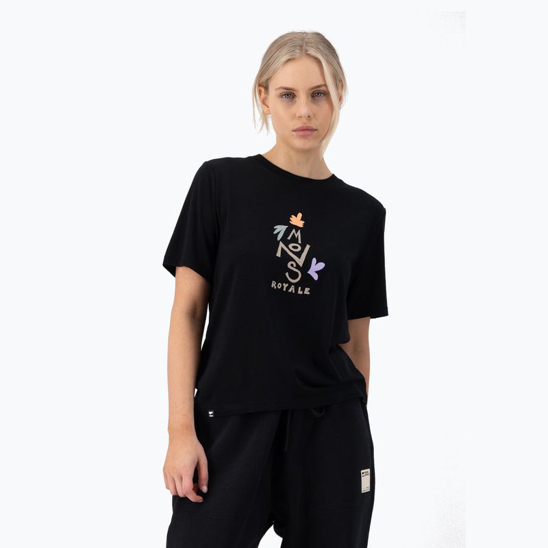 Női póló Mons Royale Icon Relaxed Tee black