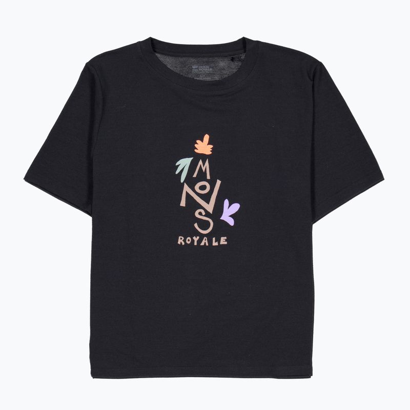 Női póló Mons Royale Icon Relaxed Tee black 6