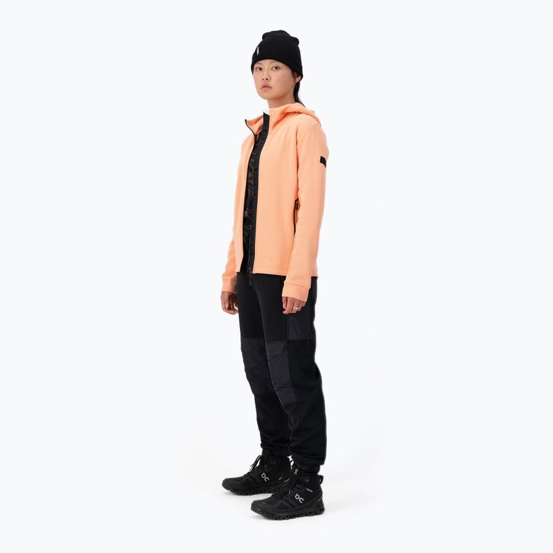 Női pulóver Mons Royale Arcadia Merino Fleece Hoody melon 2