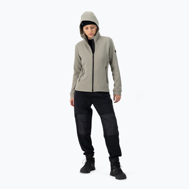 Női pulóver Mons Royale Arcadia Merino Fleece Hoody dried sage 2