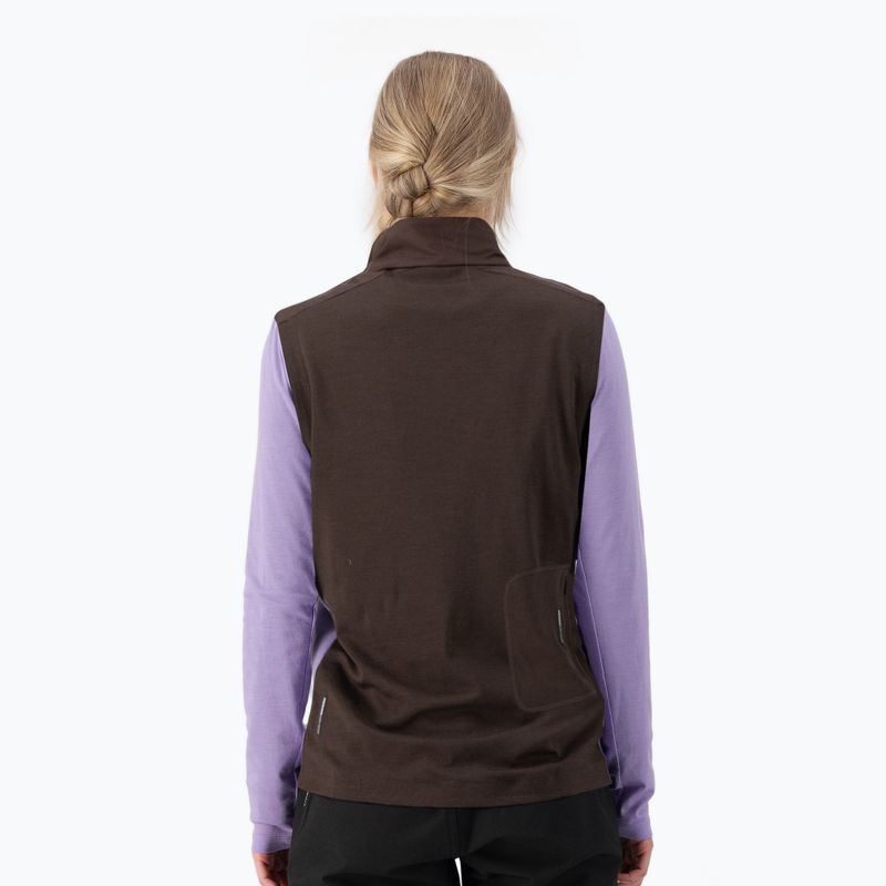 Női pulóver Mons Royale Redwood Wind Jersey cedar/ lupin 3