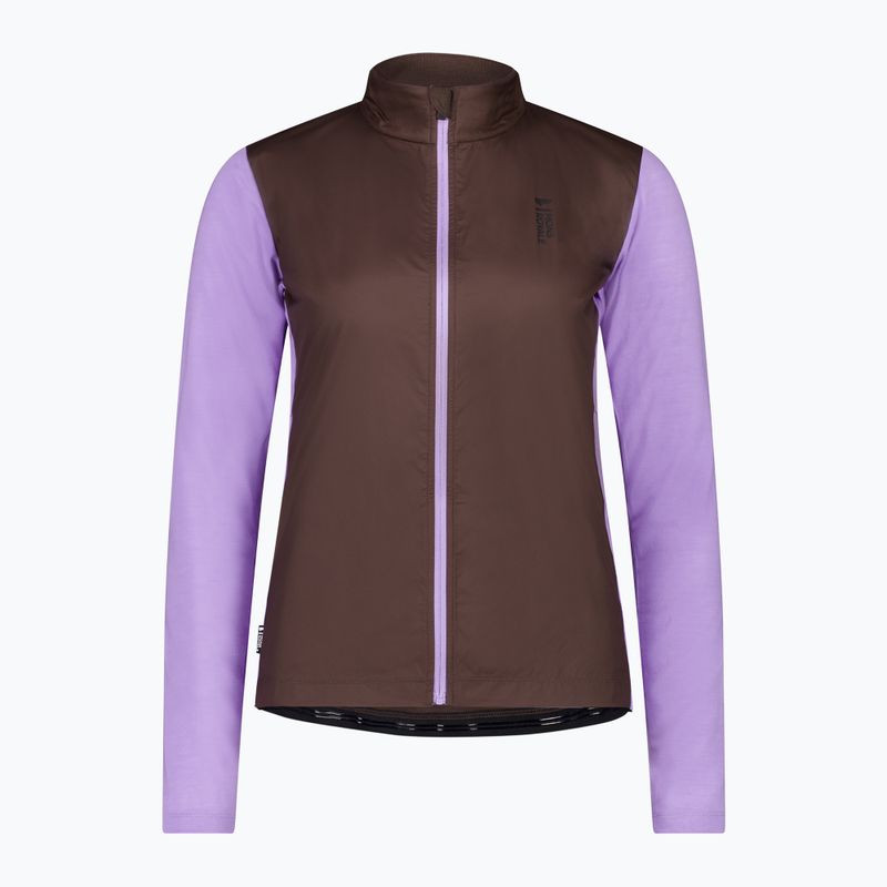 Női pulóver Mons Royale Redwood Wind Jersey cedar/ lupin 5