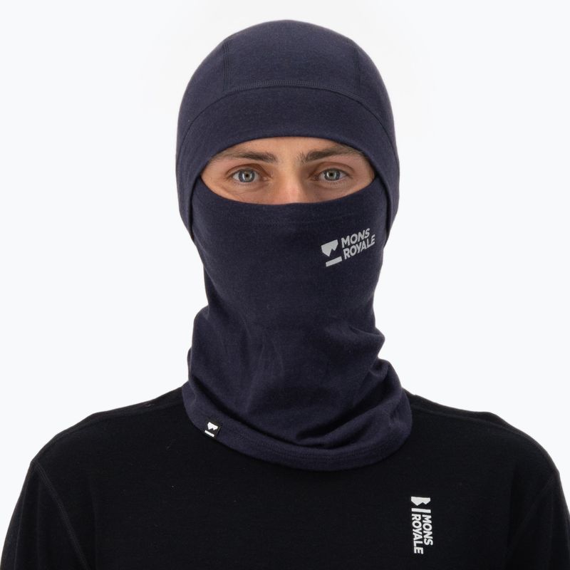 Balaclava Mons Royale Olympus Merino Balaclava 9 iron 3