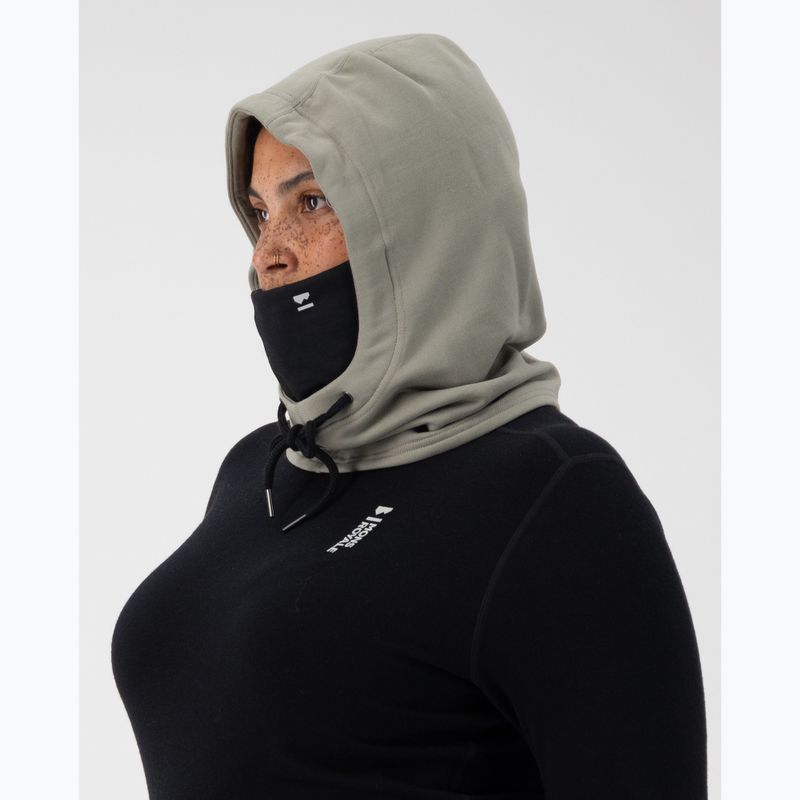 Balaclava Mons Royale Decade Merino Fleece Hood dried sage 4