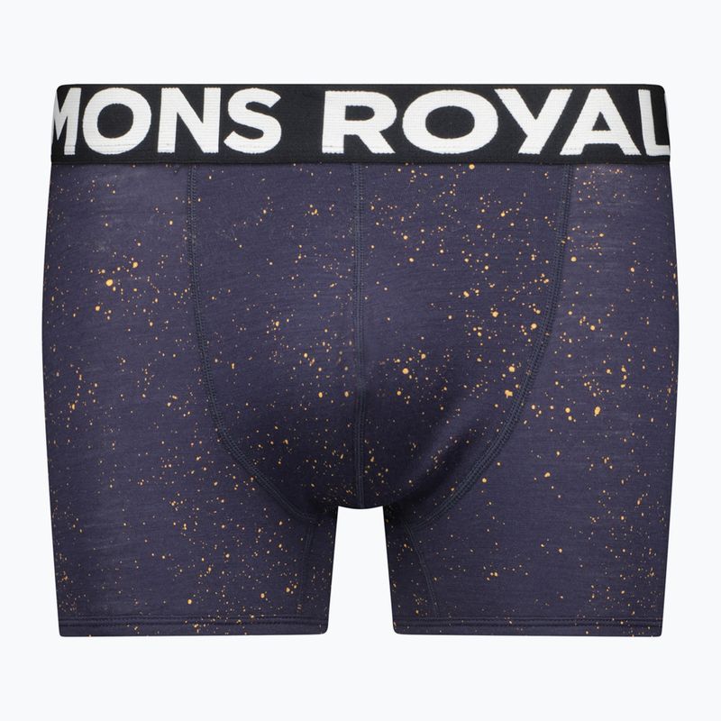 Férfi thermo boxeralsó Mons Royale Hold 'em Shorty Merino cosmic