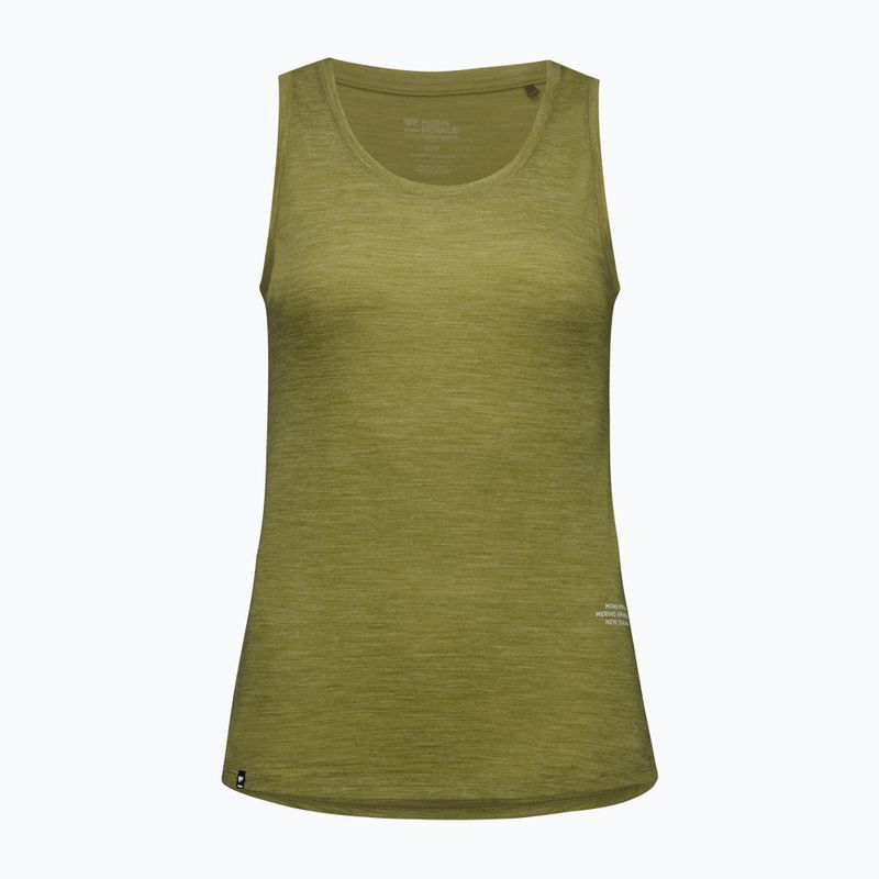 Női termikus aktív tank top Mons Royale Zephyr Tencel Tank páfrányfenyő 3