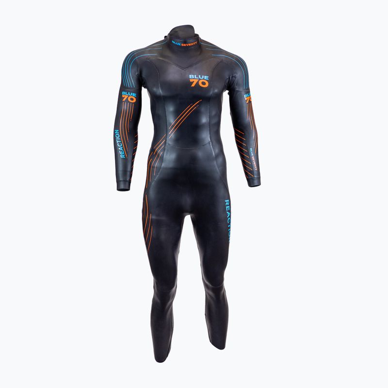 Férfi triatlonos búvárruha BlueSeventy Reaction 2022 BL256 fekete