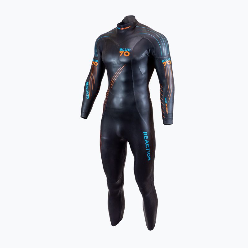 Férfi triatlonos búvárruha BlueSeventy Reaction 2022 BL256 fekete 2