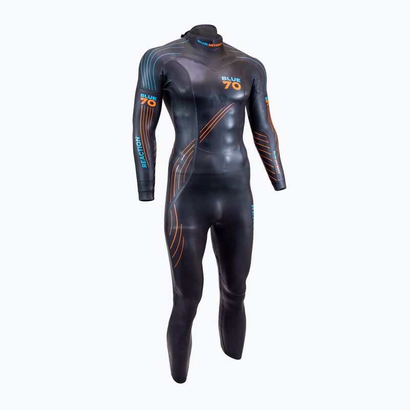 Férfi triatlonos búvárruha BlueSeventy Reaction 2022 BL256 fekete 3