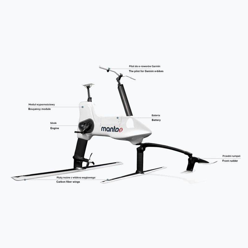 Manta5 Hydro bike XE-1 fehér GA00015-1 6