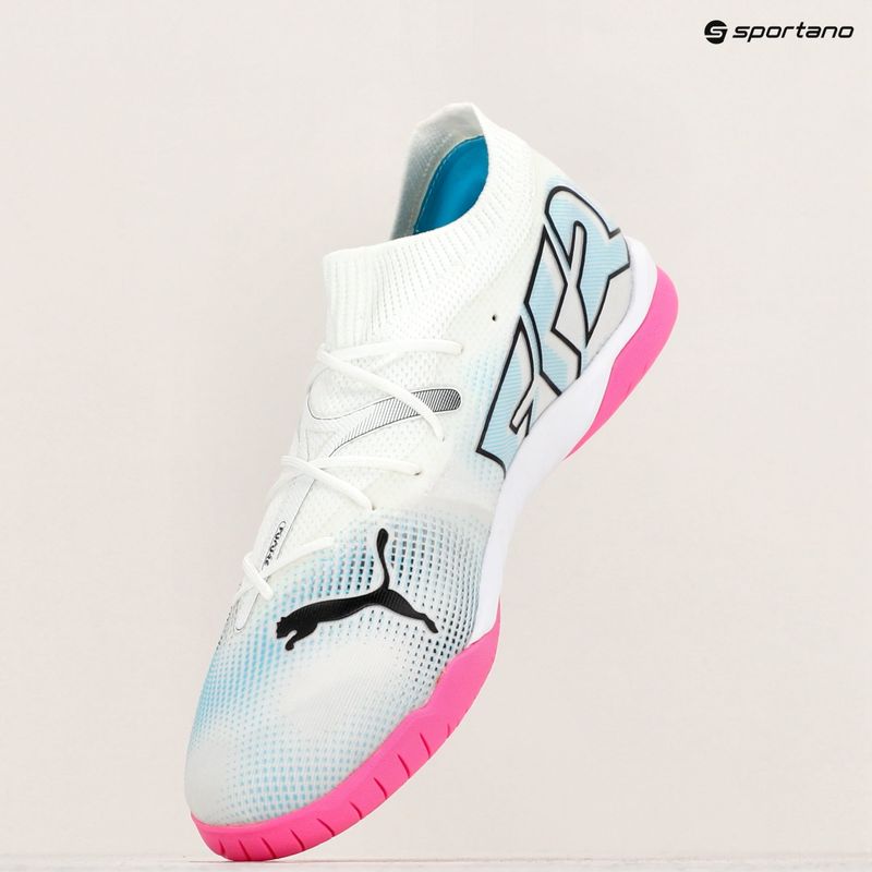 Focicipő PUMA Future 7 Match IT puma white/puma black/poison pink 16