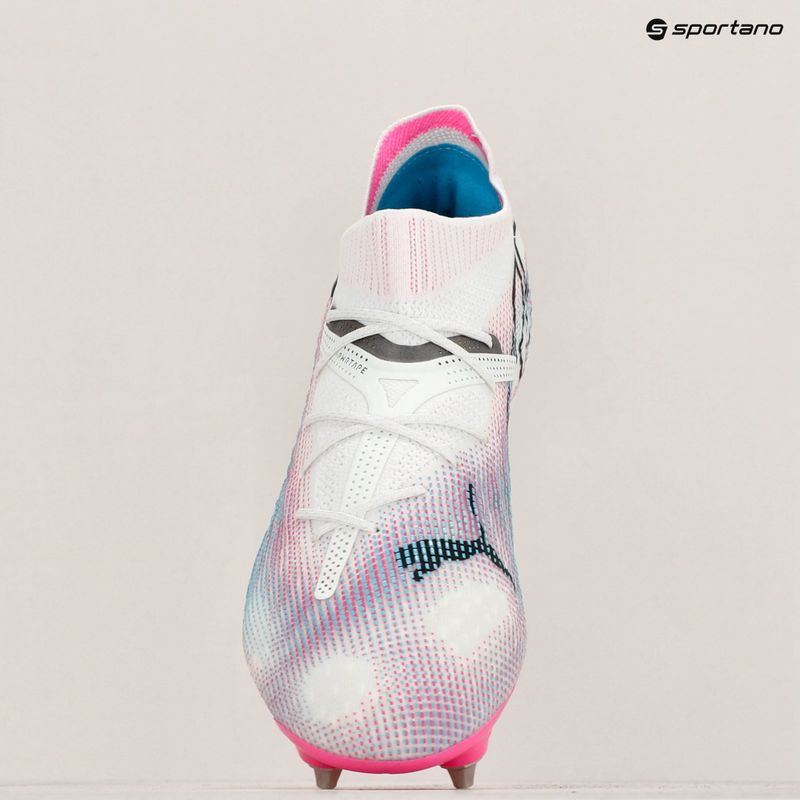 Focicipő PUMA Future 7 Ultimate MxSG puma white/puma black/poison pink 16