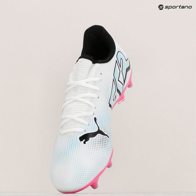 Focicipő PUMA Future 7 Play MxSG puma white/puma black/poison pink 16