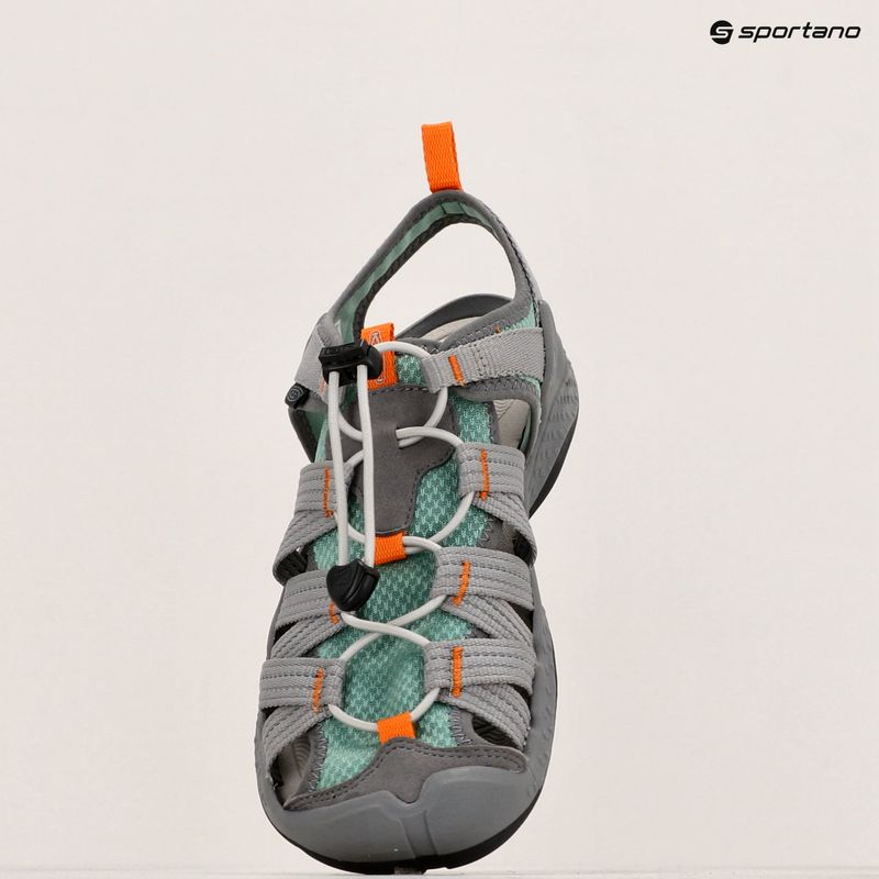 KEEN Drift Creek H2 ötvözet/gránit zöld női trekking szandál 9