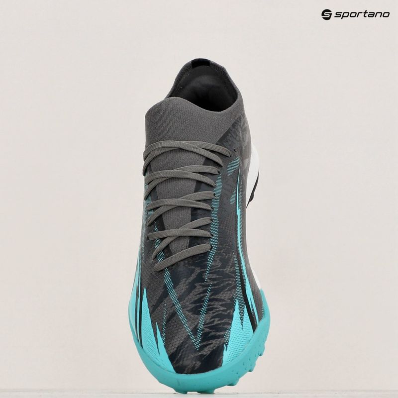 Focicipő PUMA Ultra Match Rush TT strong gray/puma white/elektro aqua 16