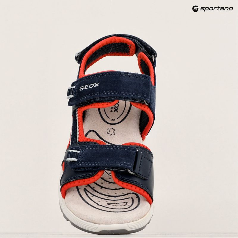 Junior szandál Geox Alben ocean blue/red 16