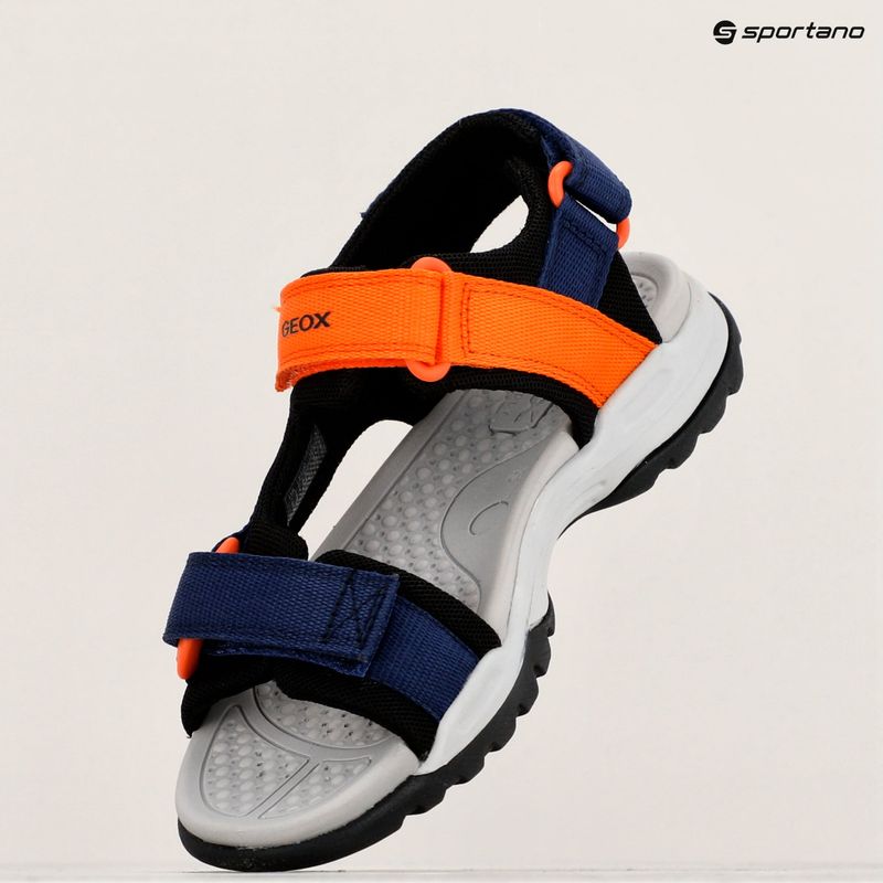 Junior szandál Geox Borealis ocean blue/orange 16