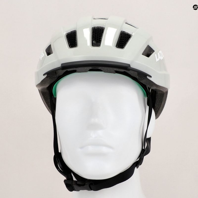 Kerékpáros sisak Lazer Codax KinetiCore + net ice grey 8