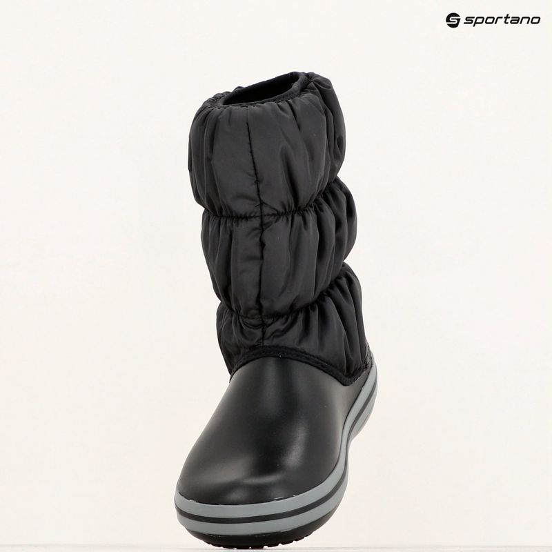 Crocs Winter Puff black/charcoal női hótaposó 9