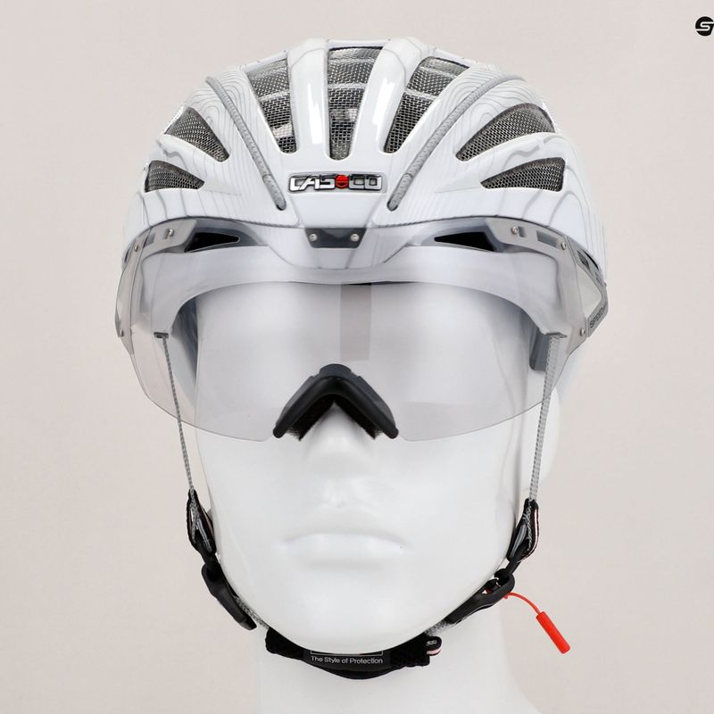 Kerékpáros sisak CASCO Speedairo 2 RS pure motion white 9