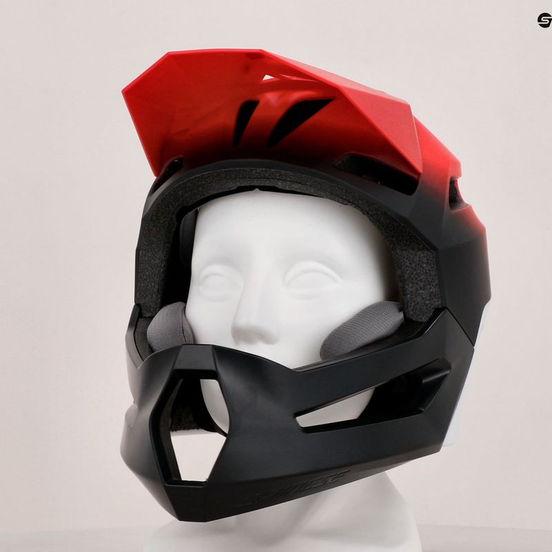 Gyerek kerékpáros sisak Dainese Scarabeo Linea 01 red/white/black 7