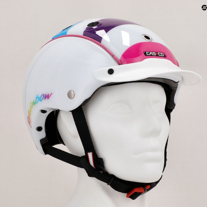 Gyerek kerékpáros sisak CASCO Mini 2 rainbow 12