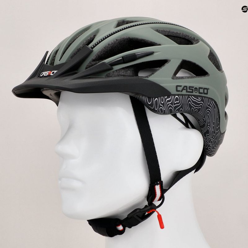 Kerékpáros sisak CASCO Activ 2 pathUszonyder/green 9