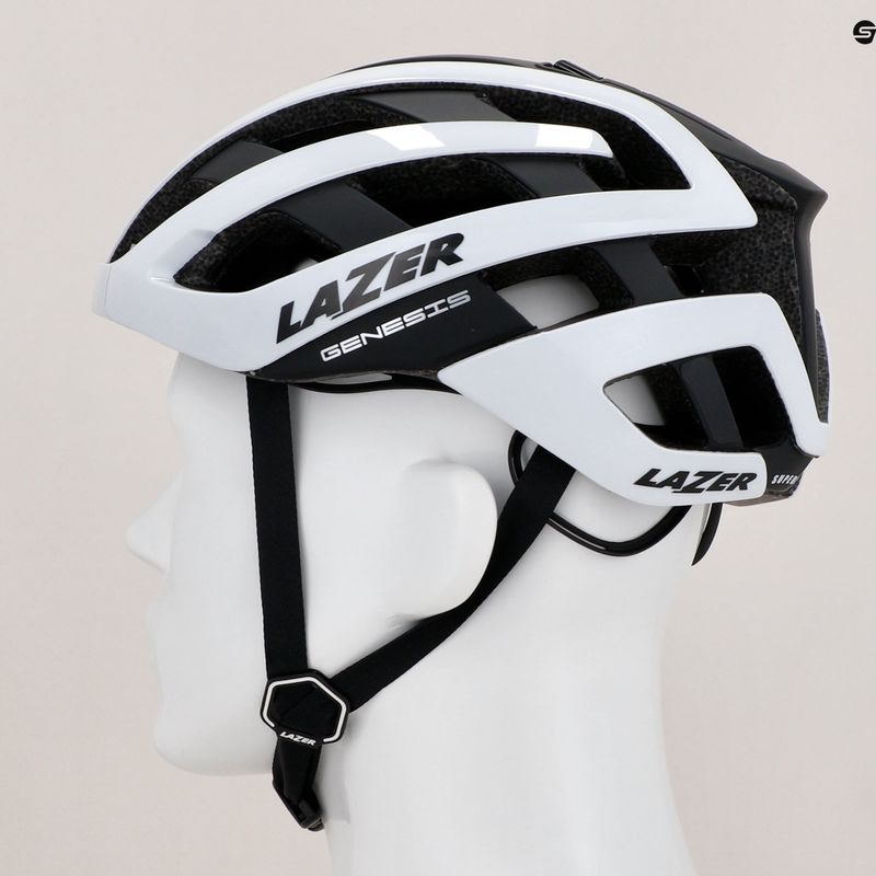 Lazer Genesis MIPS kerékpáros sisak fehér/fekete 8
