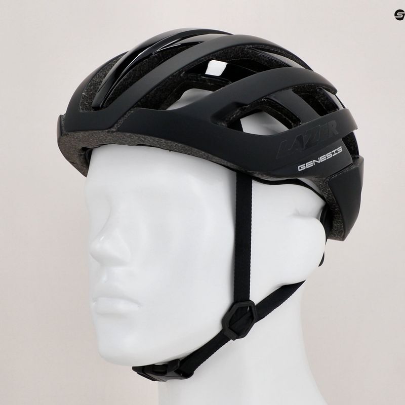 Kerékpáros sisak Lazer Genesis matte black 9