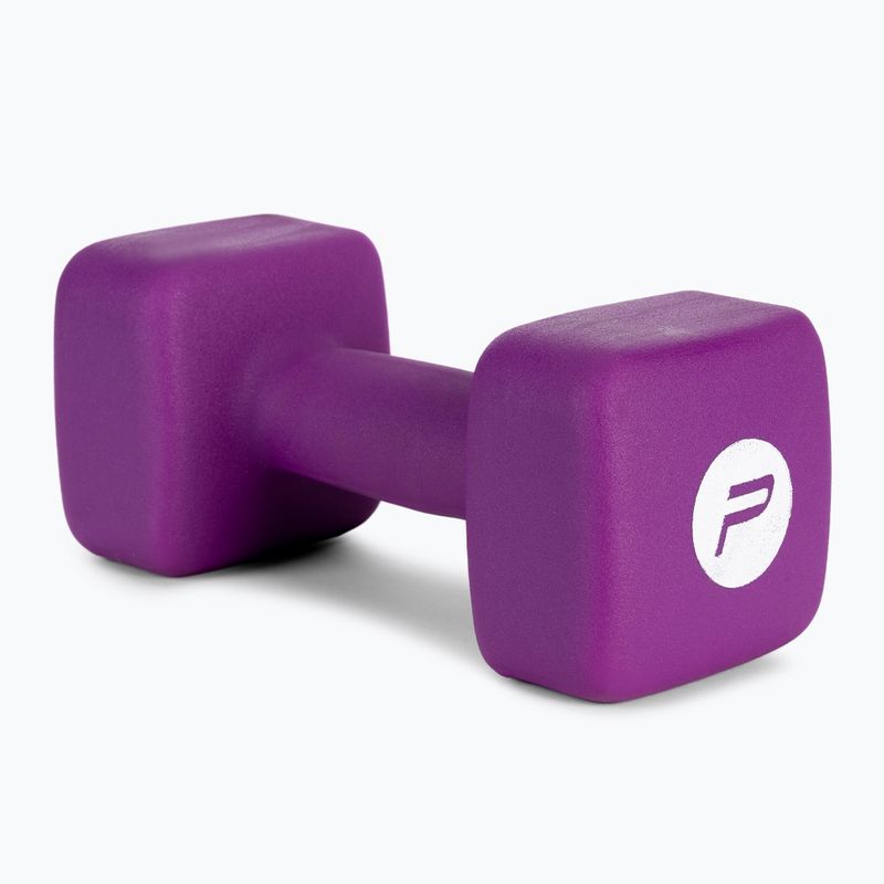 Neoprén súlyzó 10 kg Pure2Improve lila P2I201460