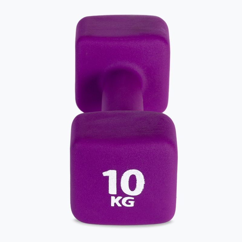 Neoprén súlyzó 10 kg Pure2Improve lila P2I201460 3