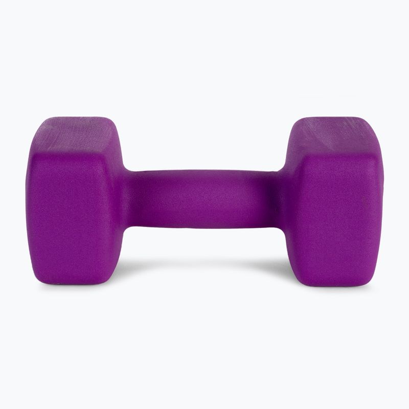 Neoprén súlyzó 10 kg Pure2Improve lila P2I201460 4