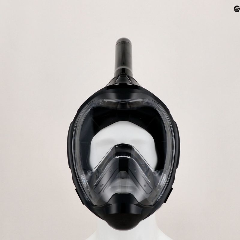 AQUASTIC KAI fekete teljes arcos snorkel maszk 15