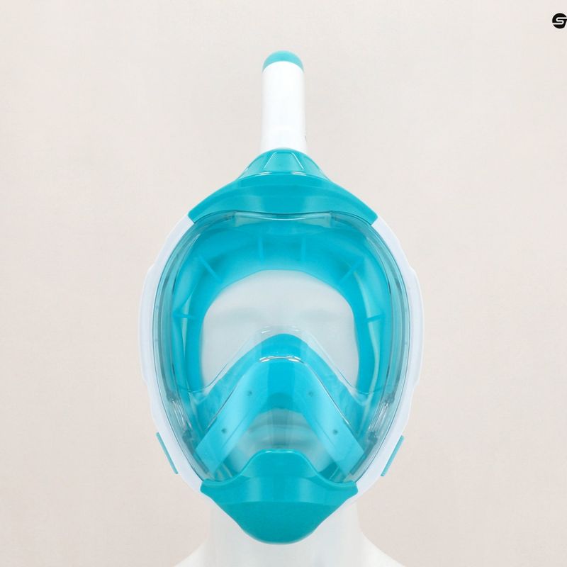 AQUASTIC KAI türkizkék teljes arcos snorkel maszk 10