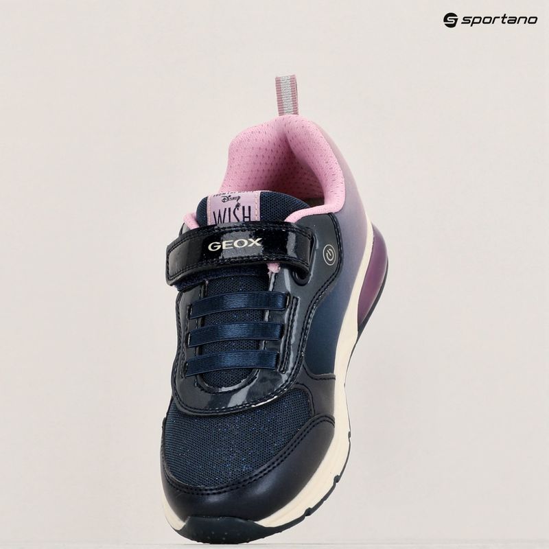 Junior cipő Geox Spaceclub navy/lavender 18