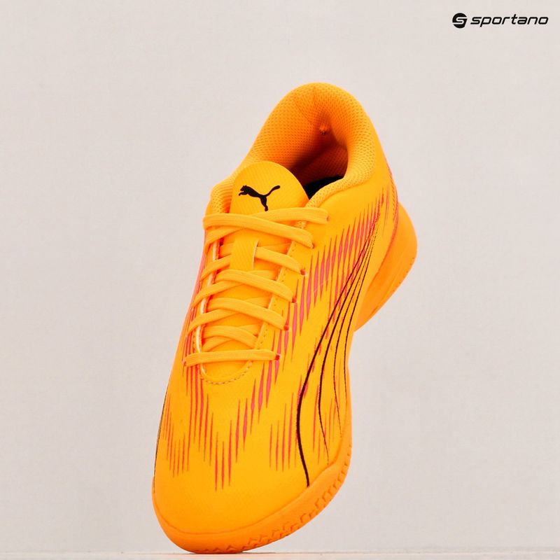 gyermek focicipő  PUMA Ultra Play TT Jr sunset glow/puma black/sun stream 9