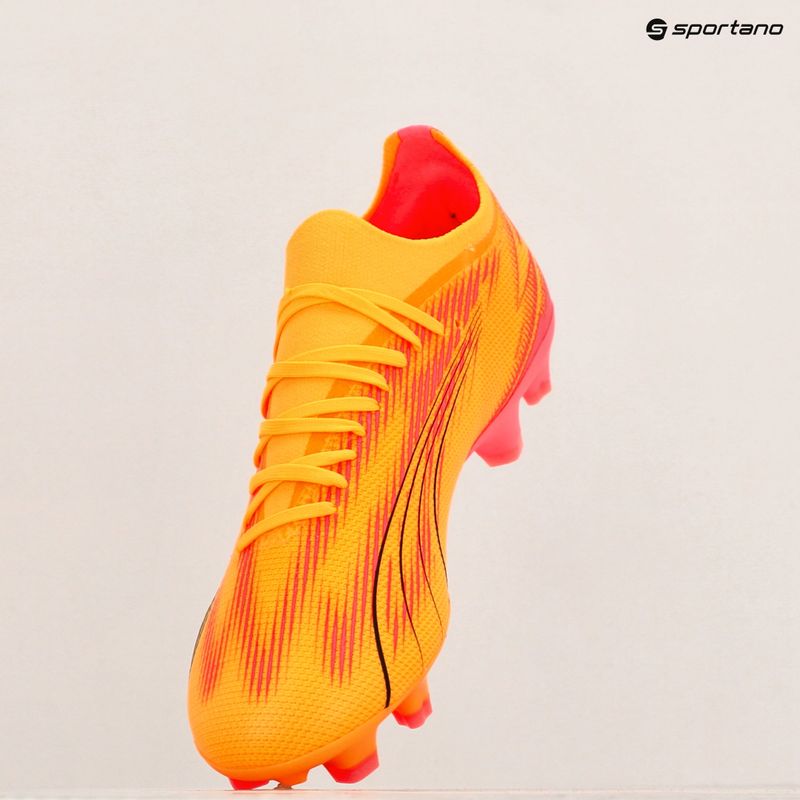 focicipő  PUMA Ultra Match FG/AG sunset glow/puma black/sun stream 9