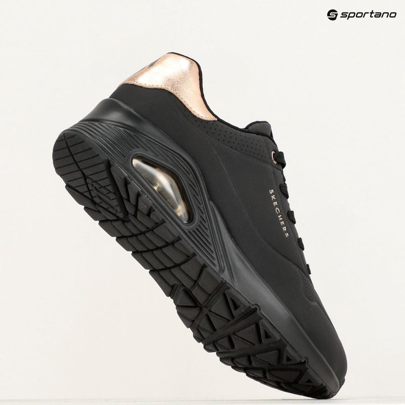 Női cipő SKECHERS Uno Golden Air black/black/metalic 9
