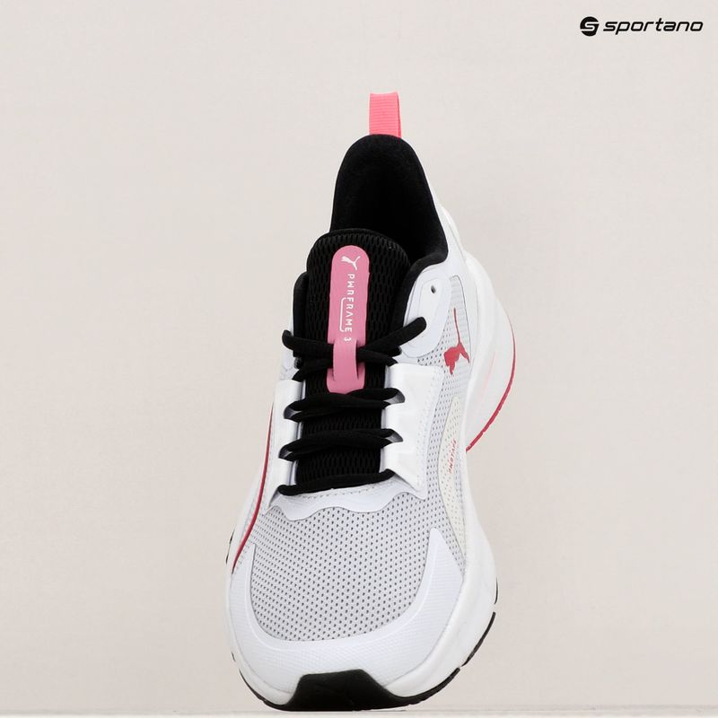 Női edzőcipő PUMA PWRFrame TR 3 puma white/garnet rose/fast pink 18