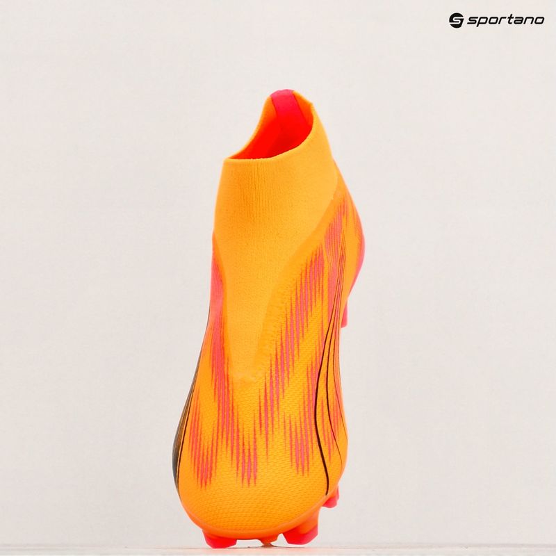 PUMA Ultra Match+ LL Fg/Ag sunset glow/puma black/sun stream futballcipő 9