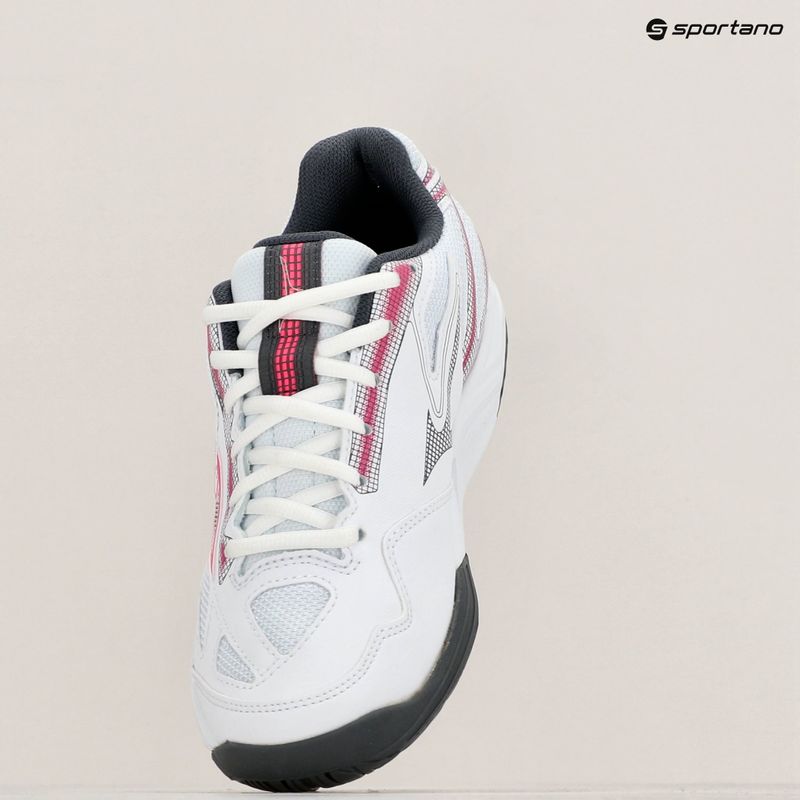 Női teniszcipő Mizuno Break Shot 4 AC white / pink tetra / turbulence 9