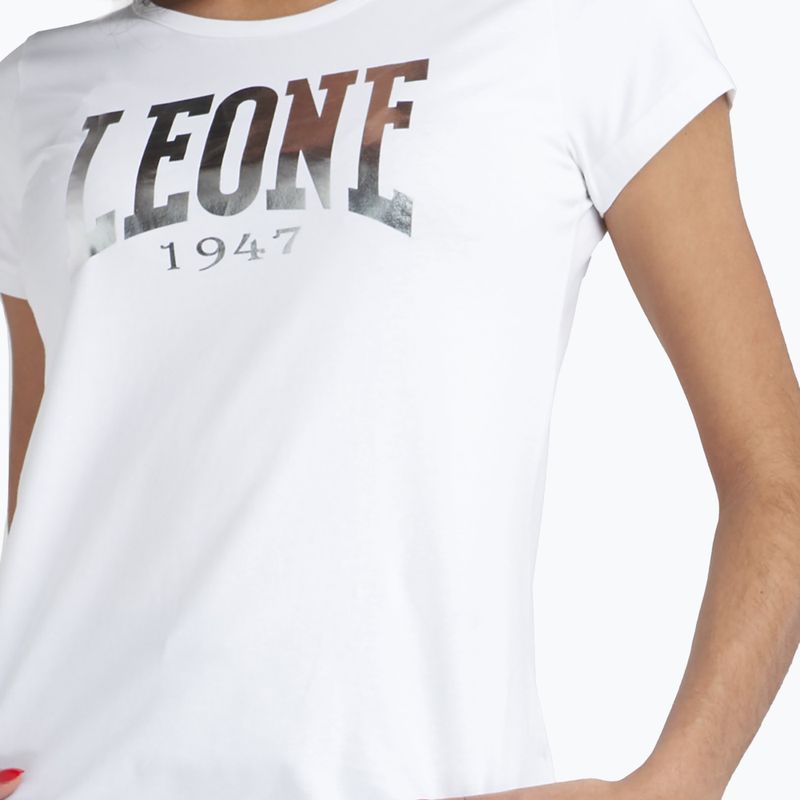 Női póló LEONE 1947 Big Logo Basic Basic whisper white 5