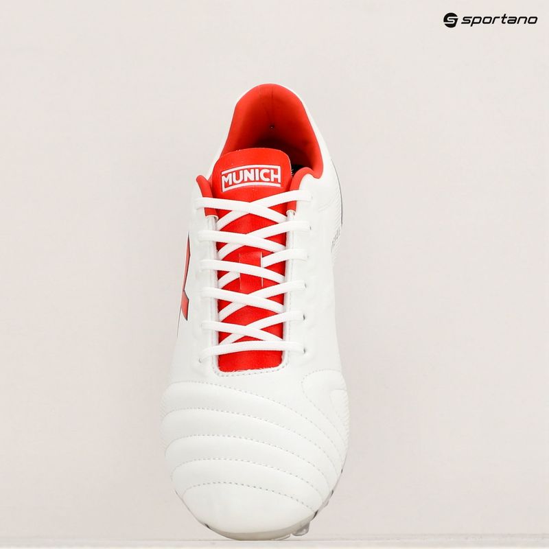 MUNICH Arenga FG blanco/rojo futballcipő 15