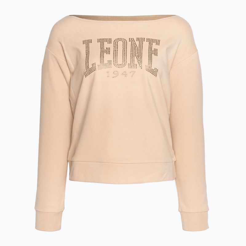 Női pulóver LEONE 1947 Chic Boxing beige 6