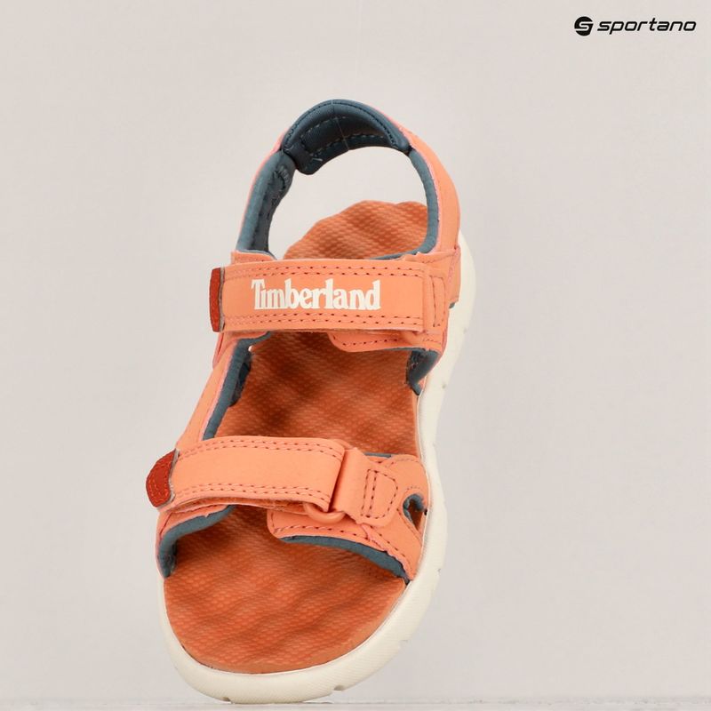 Gyerek szandál Timberland Perkins Row 2 Strap light orange 9